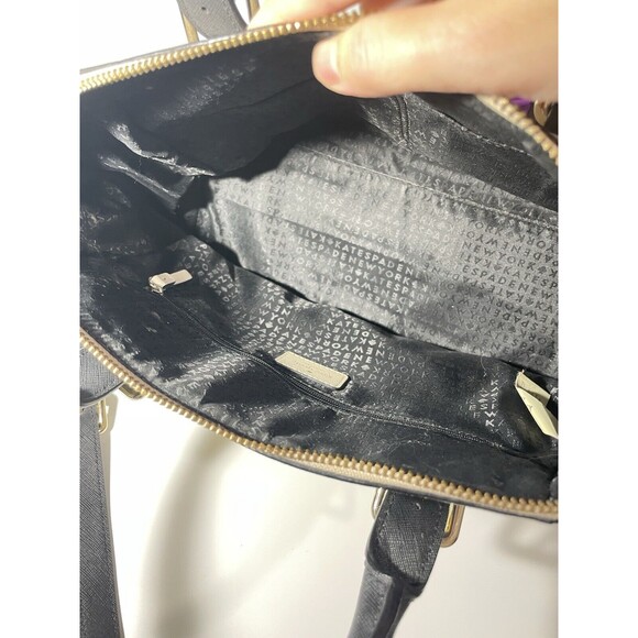 Kate Spade Cove Street Colorblock Pippa Crossbody Beige Black Detachable Strap - Picture 10 of 11